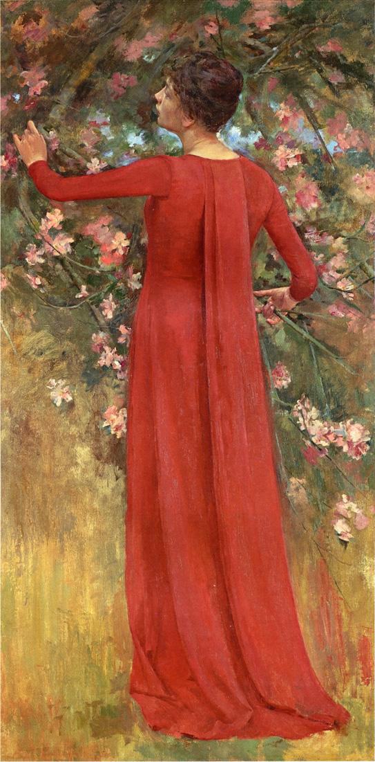Theodore Robinson The Red Gown